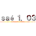 ｓａé １．０３ (rendu universitaire)