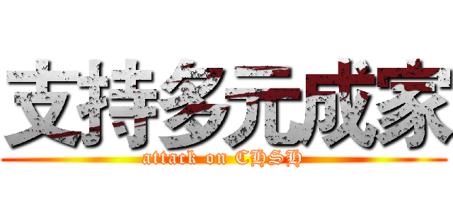 支持多元成家 (attack on CHSH)