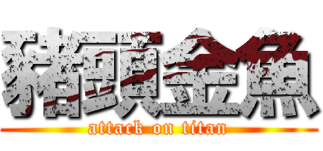 豬頭金魚 (attack on titan)