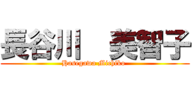 長谷川  美智子 (Hasegawa Michiko )