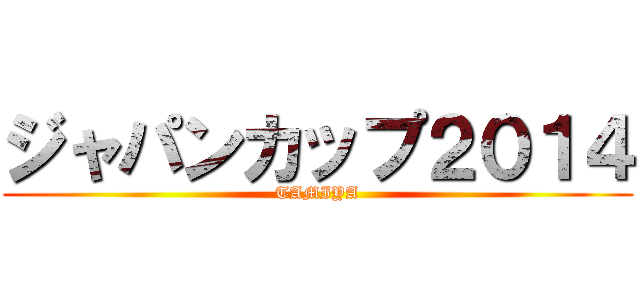 ジャパンカップ２０１４ (TAMIYA)