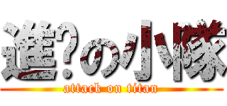 進擊の小隊 (attack on titan)