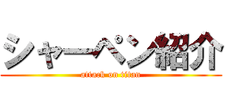 シャーペン紹介 (attack on titan)