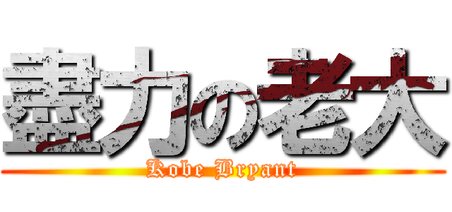 盡力の老大 (Kobe Bryant)