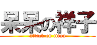 呆呆の祥子 (attack on titan)