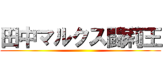 田中マルクス闘莉王 ()