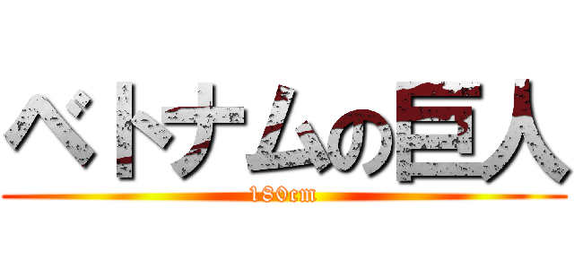 ベトナムの巨人 (180cm)