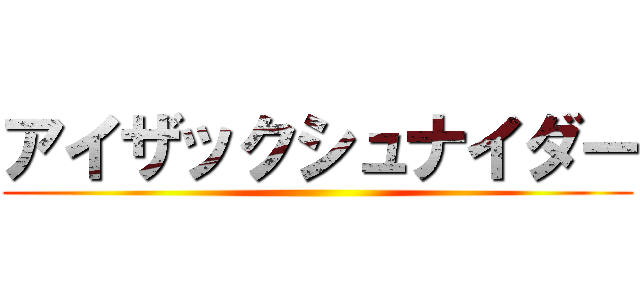 アイザックシュナイダー ()