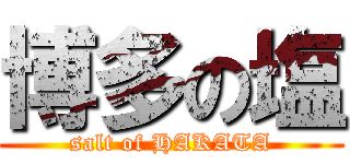 博多の塩 (salt of HAKATA)