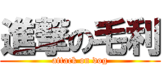 進撃の毛利 (attack on dog)