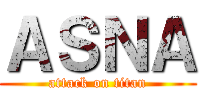 ＡＳＮＡ (attack on titan)