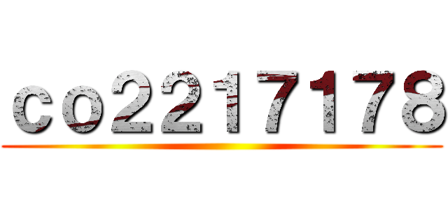 ｃｏ２２１７１７８ ()