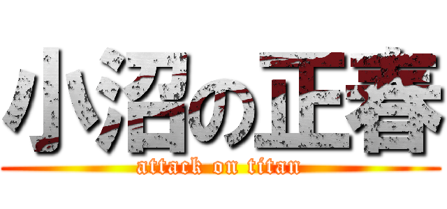 小沼の正春 (attack on titan)