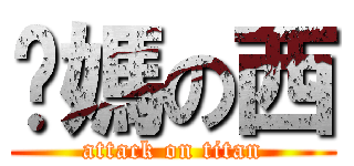 佢媽の西 (attack on titan)
