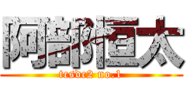 阿部恒太 (tcsdc2 no.1)