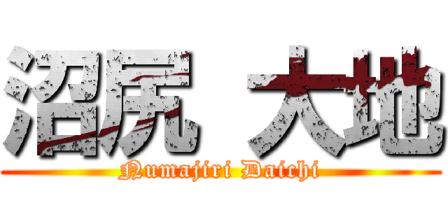 沼尻 大地 (Numajiri Daichi)