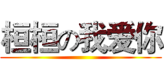桓桓の我爱你 ()