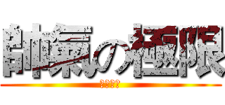帥氣の極限 (人類已知)
