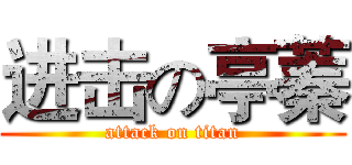 进击の亭蓁 (attack on titan)