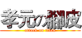 孝元の腳皮 (attack on titan)