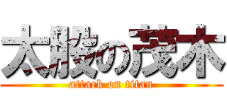 太股の茂木 (attack on titan)