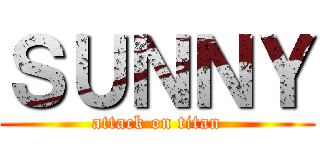 ＳＵＮＮＹ (attack on titan)
