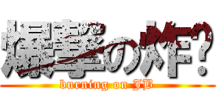 爆撃の炸鸡 (burning on JB)