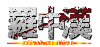 羅中漢 (attack on titan)