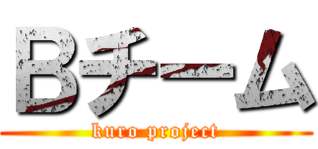 Ｂチーム (kuro project)