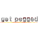 ｇｅｔ ｐｅｇｇｅｄ (attack on strap)