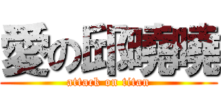 愛の邱曉曉 (attack on titan)