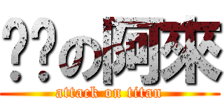傻傻の阿來 (attack on titan)