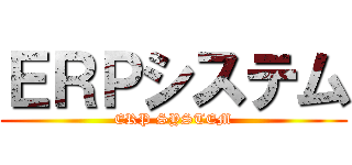 ＥＲＰシステム (ERP SYSTEM)