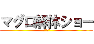 マグロ解体ショー (乞うご期待)