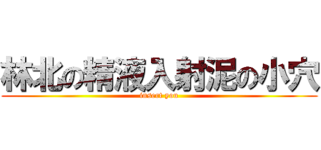 林北の精液入射泥の小穴 (insert you)