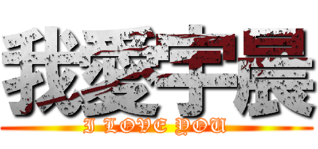 我愛宇晨 (I LOVE YOU)