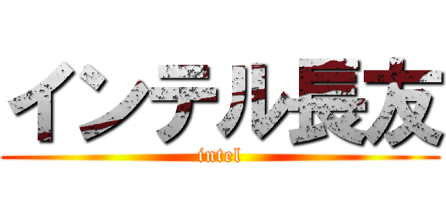 インテル長友 (intel)