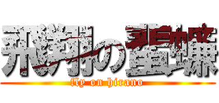 飛翔の蜚蠊 (fly on hirano)