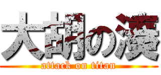 大胡の湊 (attack on titan)