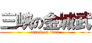 三峽の金城武 (attack on titan)