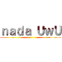 ｎａｄａ ＵｗＵ ()
