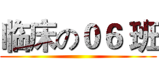 临床の０６ 班 ()