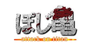 ぽじ亀 (attack on titan)