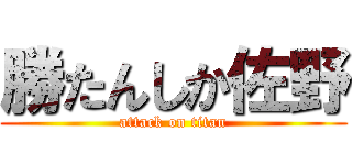 勝たんしか佐野 (attack on titan)