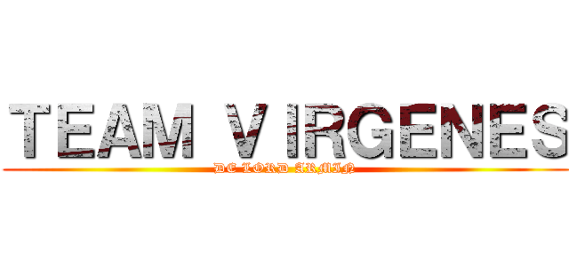 ＴＥＡＭ ＶＩＲＧＥＮＥＳ (DE LORD ARMIN)