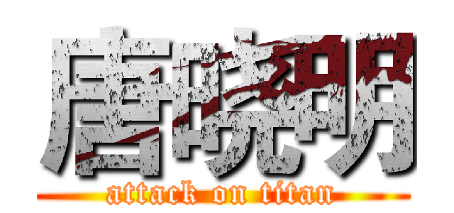 唐晓明 (attack on titan)