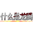 什么是龙腾 ()