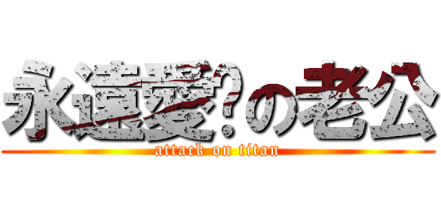 永遠愛妳の老公 (attack on titan)