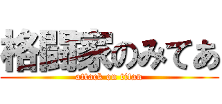 格闘家のみてあ (attack on titan)