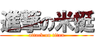 進撃の米挺 (attack on titan)